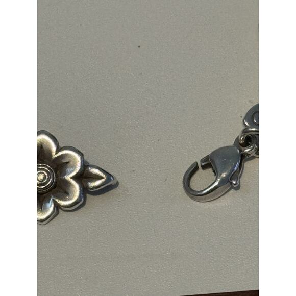 James Avery Retired HTF Silver Butterflies In Bloom Flower Bracelet 7 3/4” - Picture 13 of 14